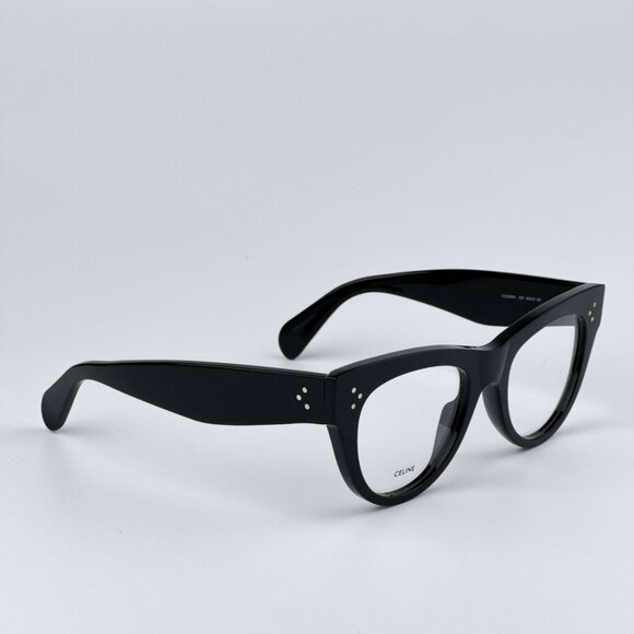 Celine CL5003IN 001 BRAND NEW Eyeglasses Black Demo Cat Eye Women - Picture 5 of 13
